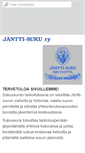 Mobile Screenshot of jantti-suku.fi